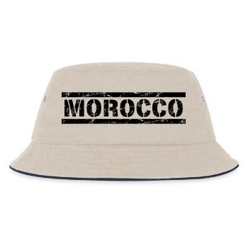 Maroc - Bob Enfant - blanc cassé/bleu marine - Devant