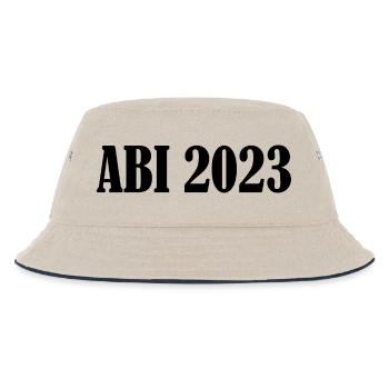 Abi 2023 - Kinder Bucket Hat - Natur/Navy - Vorne