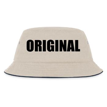Original - Bob Enfant - blanc cassé/bleu marine - Devant