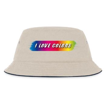 j’adore les couleurs - Bob Enfant - blanc cassé/bleu marine - Devant