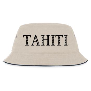 tahiti tiare - Bob Enfant - blanc cassé/bleu marine - Devant