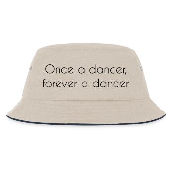 Ballet Ballerina Dancing Dance School Gift - Kids’ Bucket Hat - ecru/navy - Front