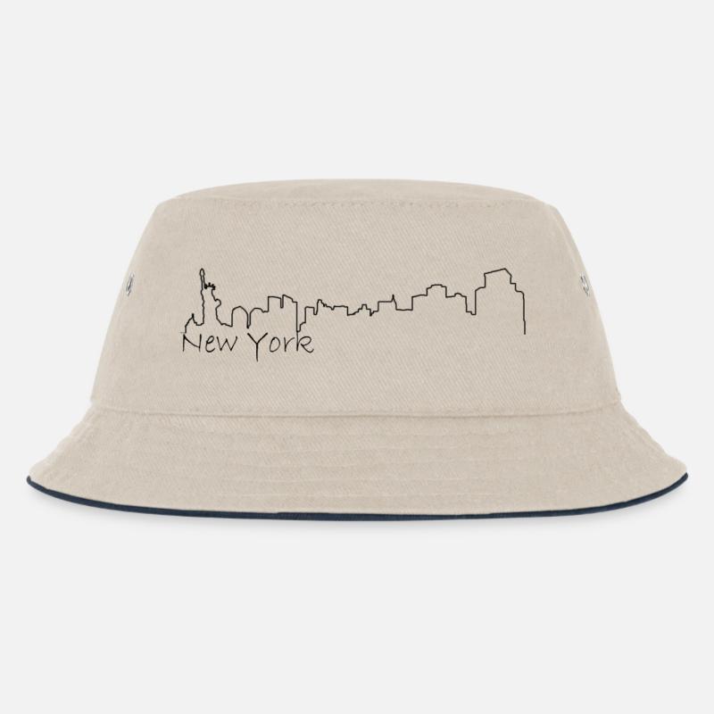 Skyline de New York - Bob Enfant - blanc cassé/bleu marine