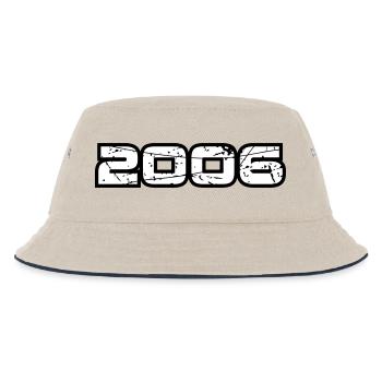 2006 - Kinder Bucket Hat - Natur/Navy - Vorne