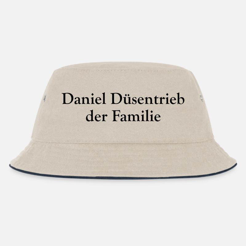Daniel Düsentrieb der Familie - Kinder Bucket Hat - Natur/Navy