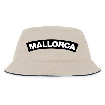 Majorca - Kids’ Bucket Hat - ecru/navy - Front