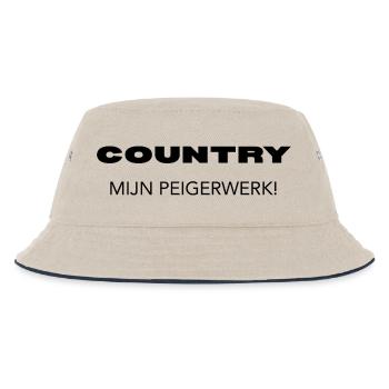 Cowboy anversois – I Peiger on Country ! - Bob Enfant - blanc cassé/bleu marine - Devant