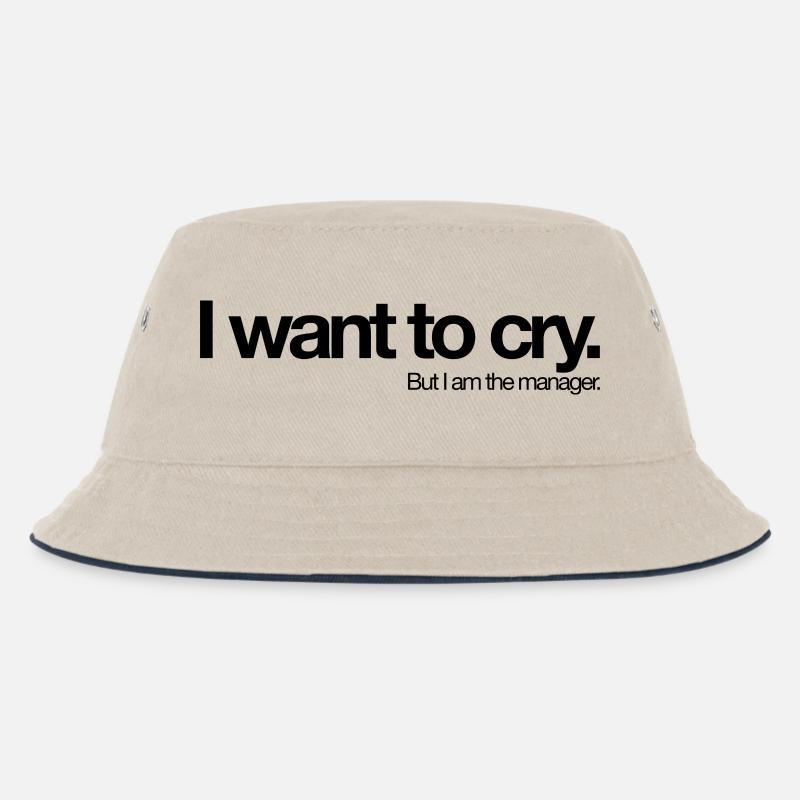 Abstrakte Farbexplosion auf Leinwand - Kinder Bucket Hat - Natur/Navy