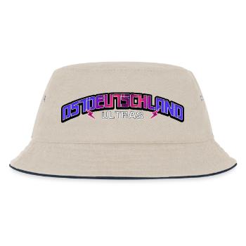 Ostdeutschland Ultras Ossis Osten Ostdeutscher - Kinder Bucket Hat - Natur/Navy - Vorne