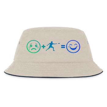 Cadeau ultime de frisbee pour le joueur ultime - Bob Enfant - blanc cassé/bleu marine - Devant