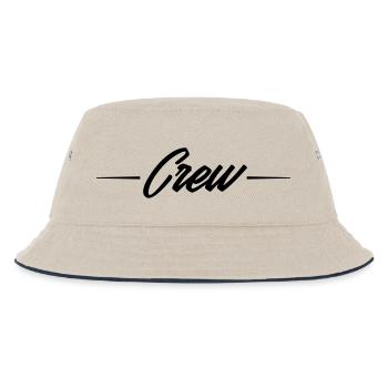 crew design - Kinder Bucket Hat - Natur/Navy - Vorne