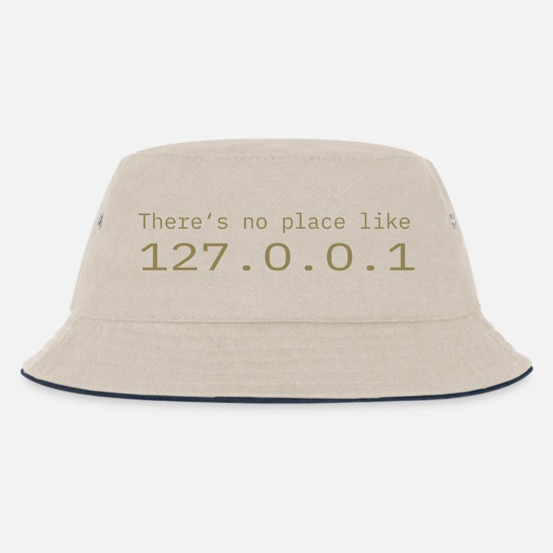 Programmierer Nerd IT Kein Ort wie Localhost - Kinder Bucket Hat - Natur/Navy