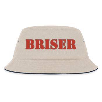 BRISER - Bob Enfant - blanc cassé/bleu marine - Devant