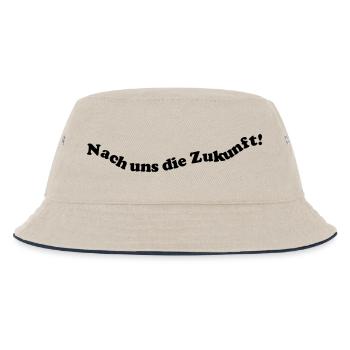 Nach uns die Zukunft! - Kinder Bucket Hat - Natur/Navy - Vorne