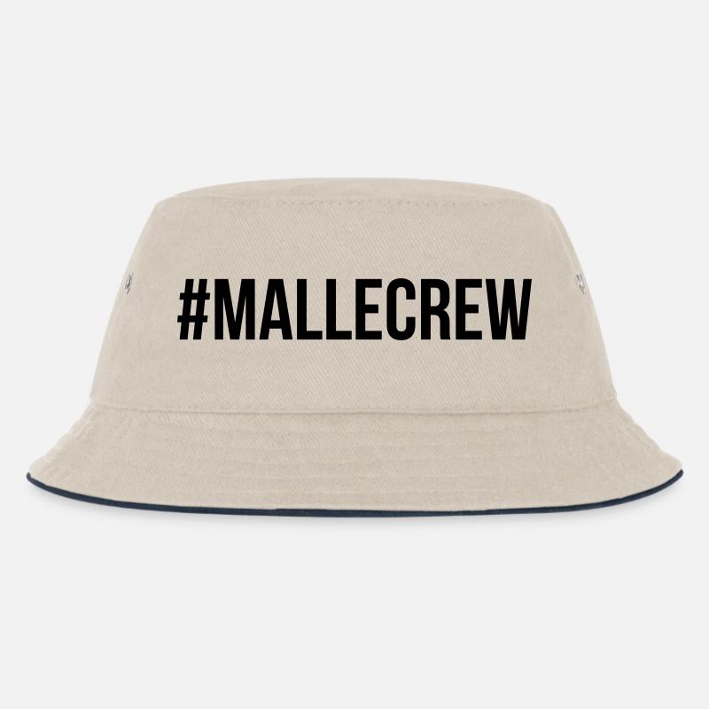 Mallecrew - Kinder Bucket Hat - Natur/Navy