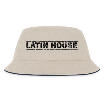 Latin House - Kinder Bucket Hat - Natur/Navy - Vorne
