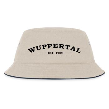 wuppertal_1929 - Kinder Bucket Hat - Natur/Navy - Vorne
