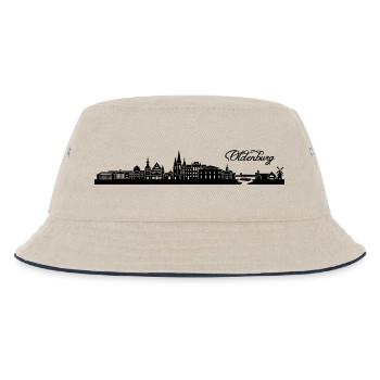 Oldenburger Skyline - Kinder Bucket Hat - Natur/Navy - Vorne
