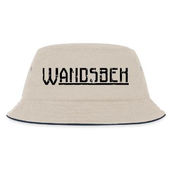 wandsbek - Kinder Bucket Hat - Natur/Navy - Vorne