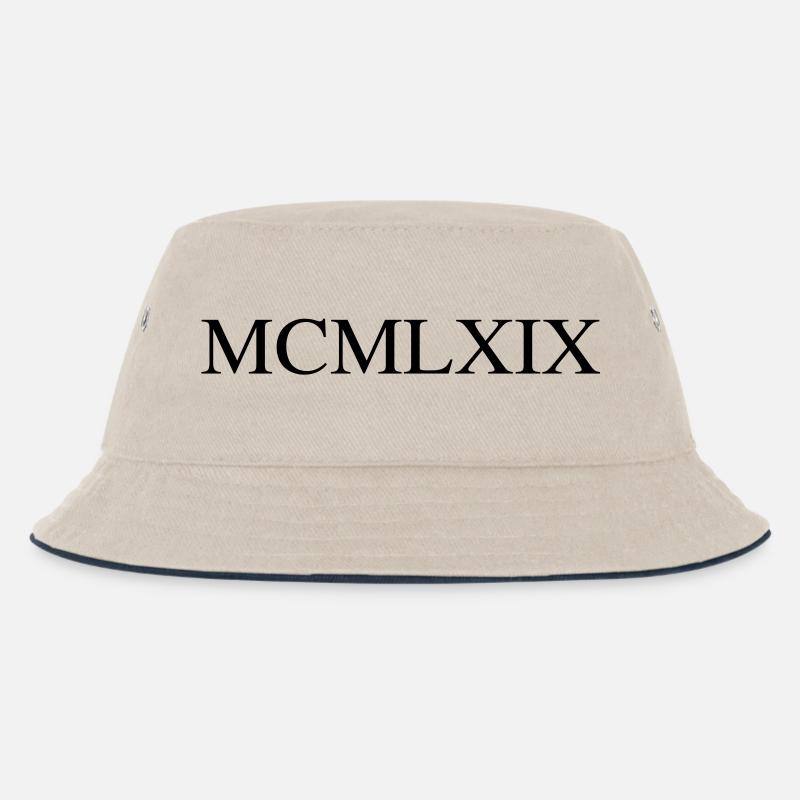 1969 - Kinder Bucket Hat - Natur/Navy