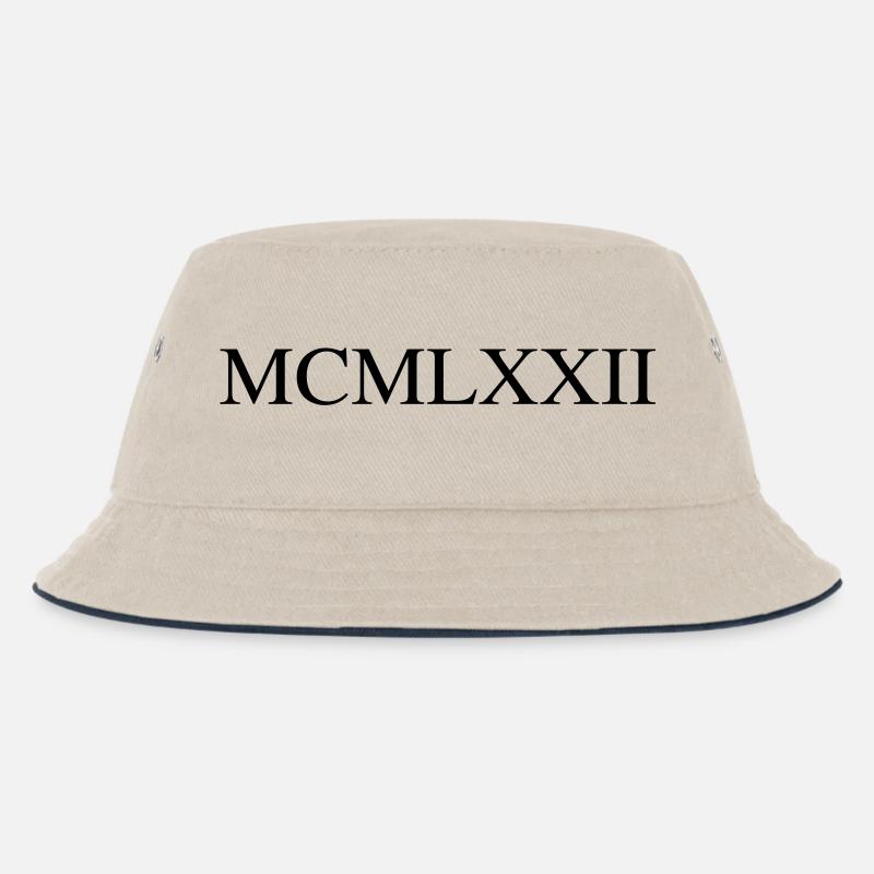 1972 - Kinder Bucket Hat - Natur/Navy