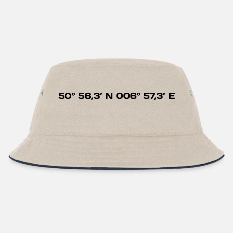 Cologne Coordinates - Kinder Bucket Hat - Natur/Navy
