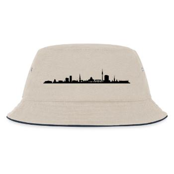 Skyline - Dortmund - Kinder Bucket Hat - Natur/Navy - Vorne