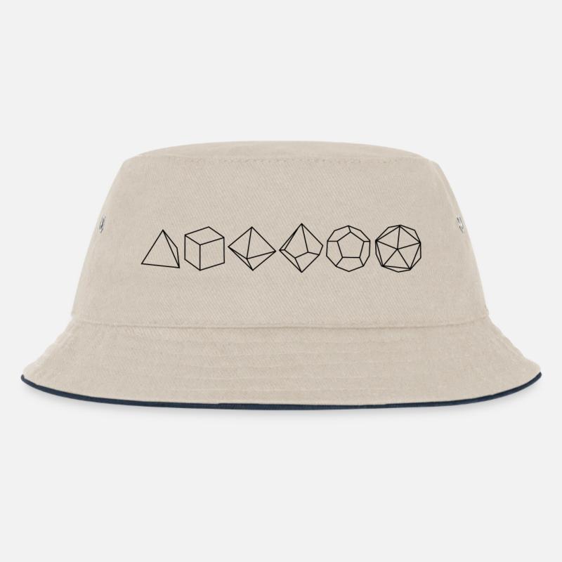 Charisma - Kinder Bucket Hat - Natur/Navy