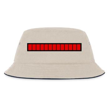 Barre de chargement rectangle Noir Rouge (100%) - Bob Enfant - blanc cassé/bleu marine - Devant