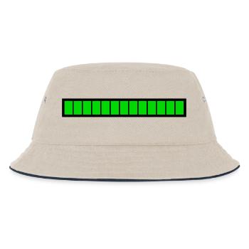 Barre de chargement rectangle Noir Vert (100%) - Bob Enfant - blanc cassé/bleu marine - Devant