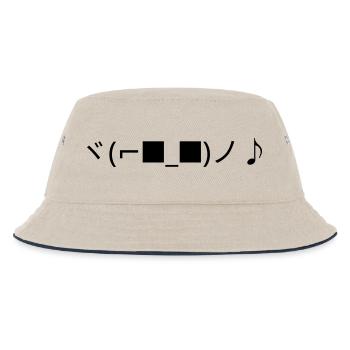 Lunettes de soleil dansantes ヾ(⌐■_■)ノ♪ - Bob Enfant - blanc cassé/bleu marine - Devant