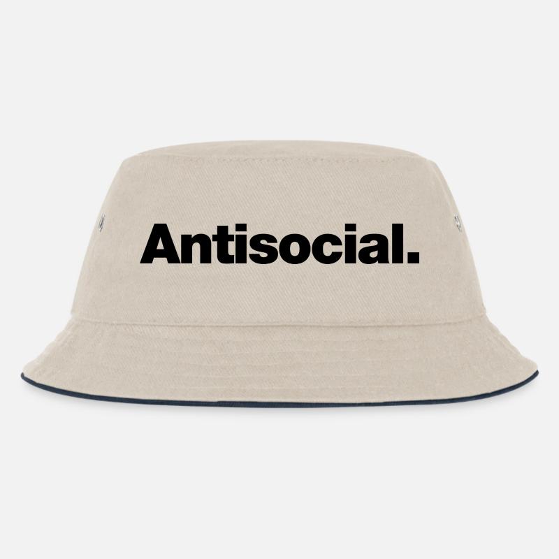 antisocial - Bob Enfant - blanc cassé/bleu marine