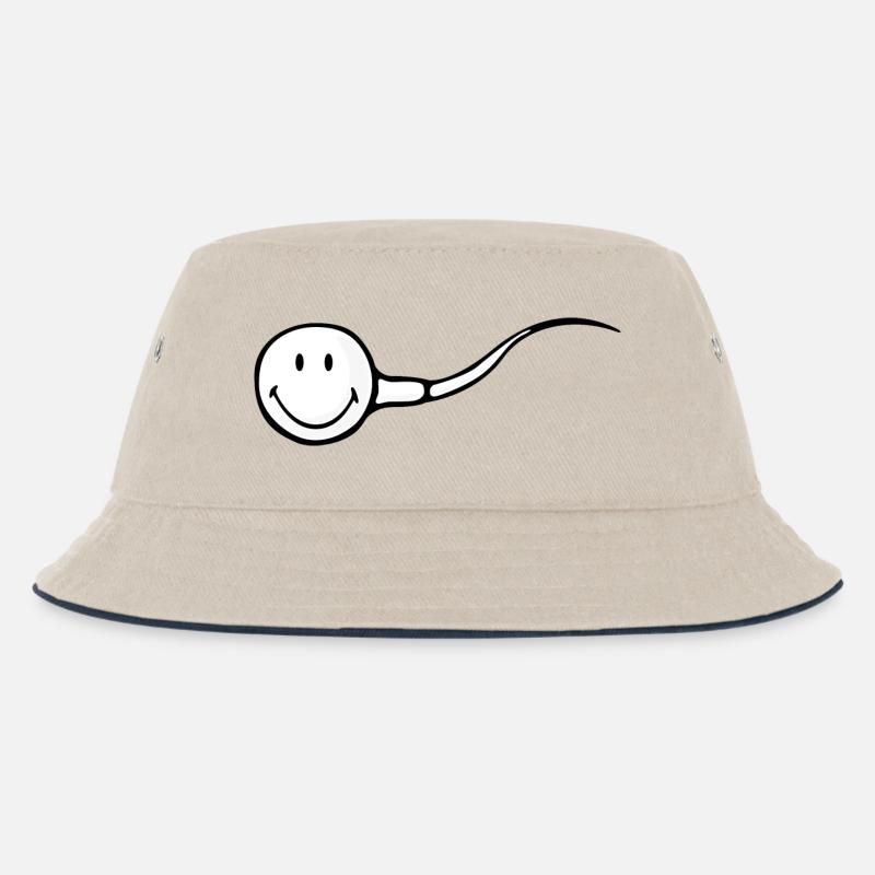 Smiley Sperm - Bob Enfant - blanc cassé/bleu marine
