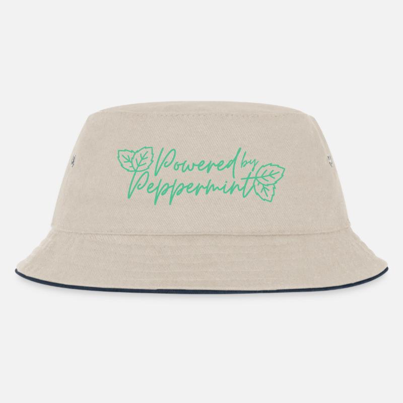 Powered by PepperMINT - Kinder Bucket Hat - Natur/Navy