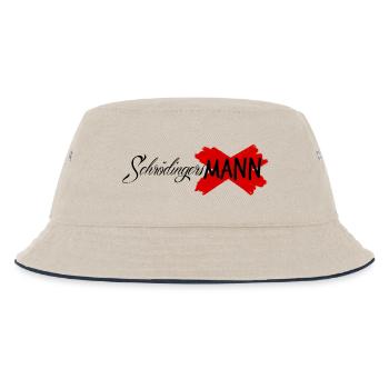 Schrödingers Männer - Kinder Bucket Hat - Natur/Navy - Vorne