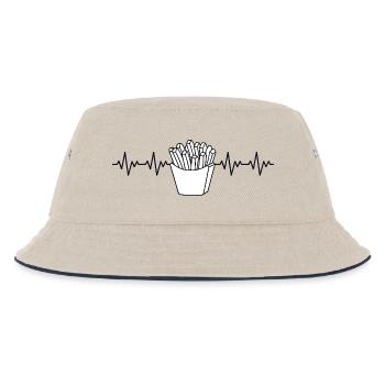 Frites Frites Frites Frites Frites ECG Rythme cardiaque - Bob Enfant - blanc cassé/bleu marine - Devant