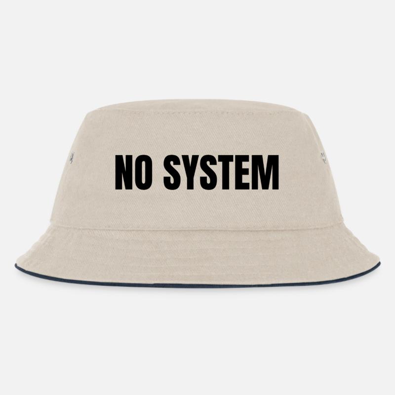 Kein System - Kinder Bucket Hat - Natur/Navy