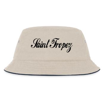 Saint Tropez - Kids’ Bucket Hat - ecru/navy - Front