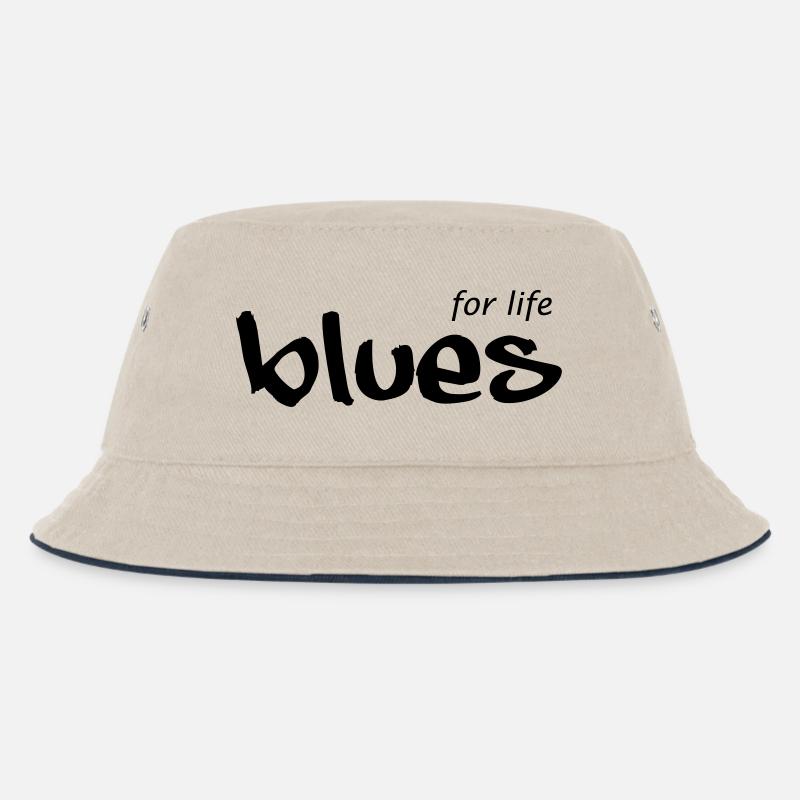 BLUES for life - Kinder Bucket Hat - Natur/Navy