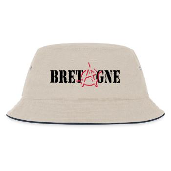 Anarchy Bretagne - Bob Enfant - blanc cassé/bleu marine - Devant