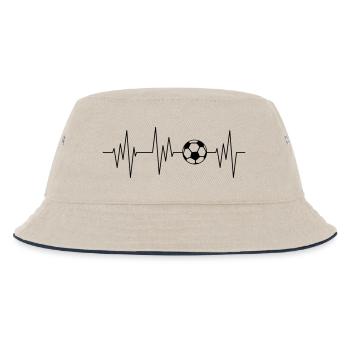 footballer - Kids’ Bucket Hat - ecru/navy - Front