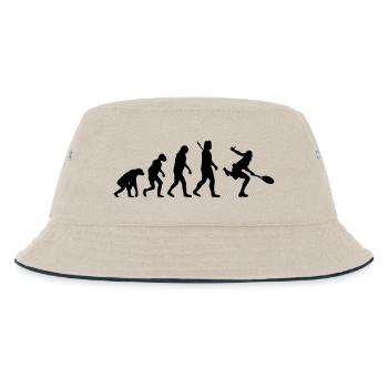 Evolution Tennis - Kinder Bucket Hat - Natur/Navy - Vorne