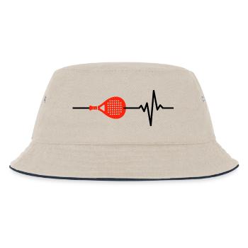 Le padel, c’est ma vie, mon cœur, mon cœur, mon amateur de cour - Bob Enfant - blanc cassé/bleu marine - Devant