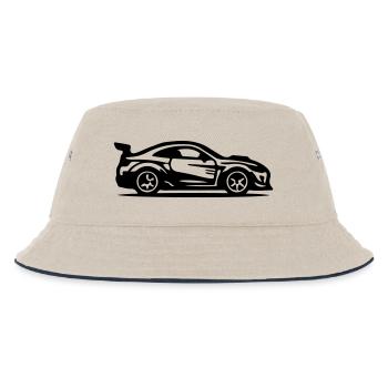 Icône de voiture de sport - Bob Enfant - blanc cassé/bleu marine - Devant