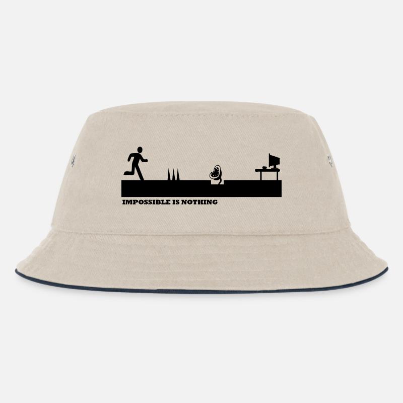 Impossible Is Nothing - Bob Enfant - blanc cassé/bleu marine
