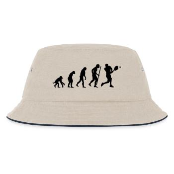 Evolution of tennis - Kinder Bucket Hat - Natur/Navy - Vorne