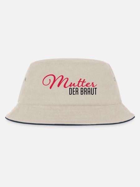 mutter der braut - Kinder Bucket Hat - Natur/Navy