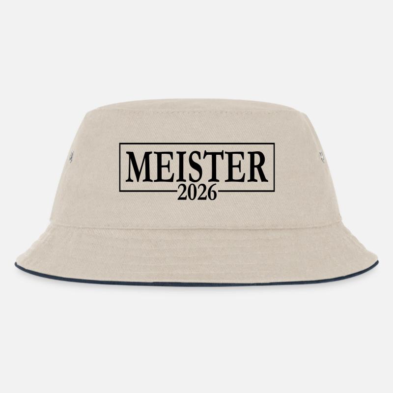 Meister 2026 Meisterschaft - Kinder Bucket Hat - Natur/Navy