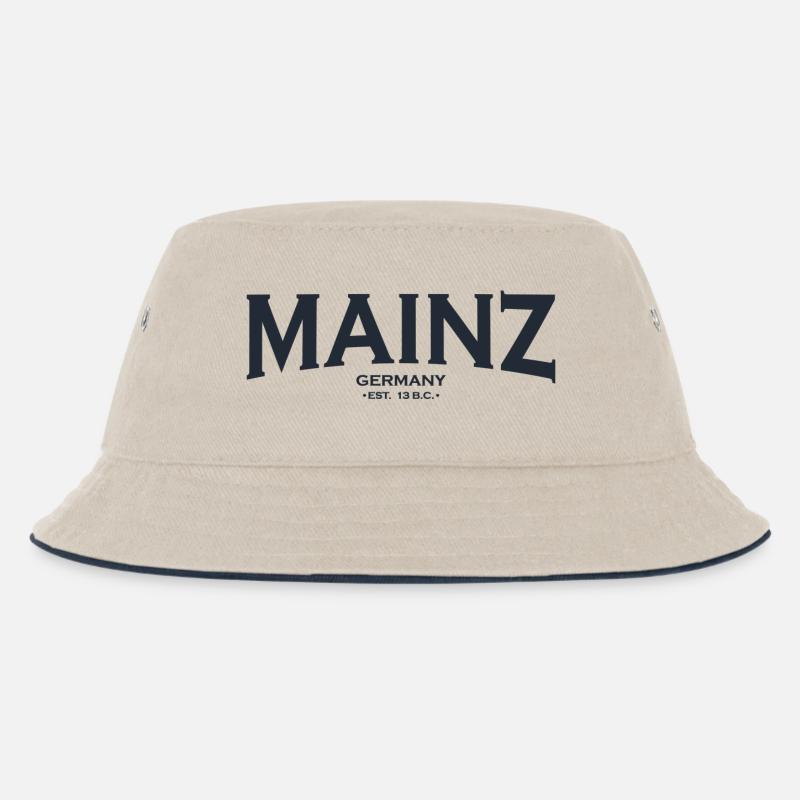 Mainz - Kinder Bucket Hat - Natur/Navy