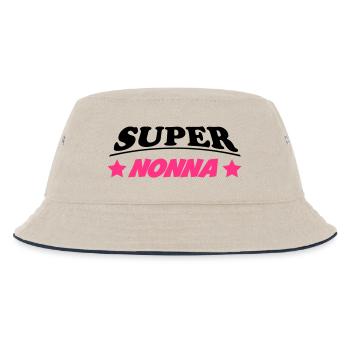 Super nonna - Kids’ Bucket Hat - ecru/navy - Front